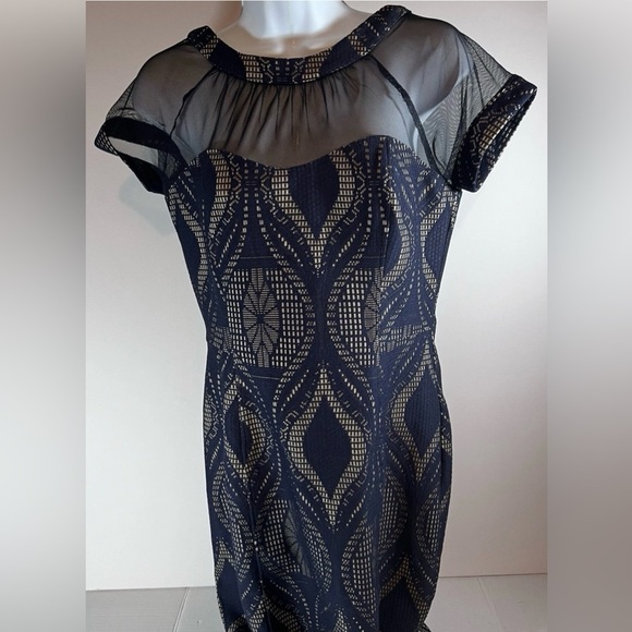 Enfocus Studio Elegant Dress Fit Blue Women’s Size 8 - Picture 2 of 14
